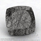 Black Rutile Square Cushion Shape Calibrated Gemstones