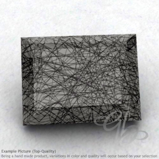 Black Rutile Baguette Shape Calibrated Gemstones