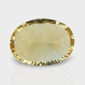 Citrine 18.95x13.88mm Concave Cut Oval AA+ Loose Gemstone - 182135