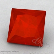 Carnelian Square Shape Calibrated Gemstones