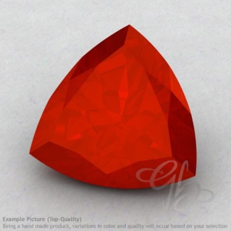 Carnelian Trillion Shape Calibrated Gemstones