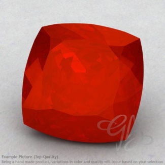 Carnelian Square Cushion Shape Calibrated Gemstones