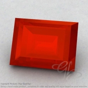 Carnelian Baguette Shape Calibrated Gemstones