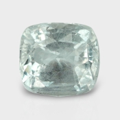 White Sapphire 10.70x9.75x6.60mm Faceted Cushion AA Loose Gemstone - RS-182485
