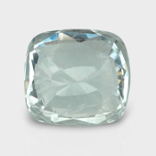 White Sapphire 10.70x9.75x6.60mm Faceted Cushion AA Loose Gemstone - RS-182485