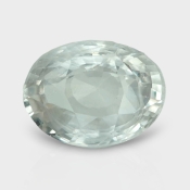 White Sapphire 12.23x9.25x6mm Faceted Oval A+ Loose Gemstone - RS-182486