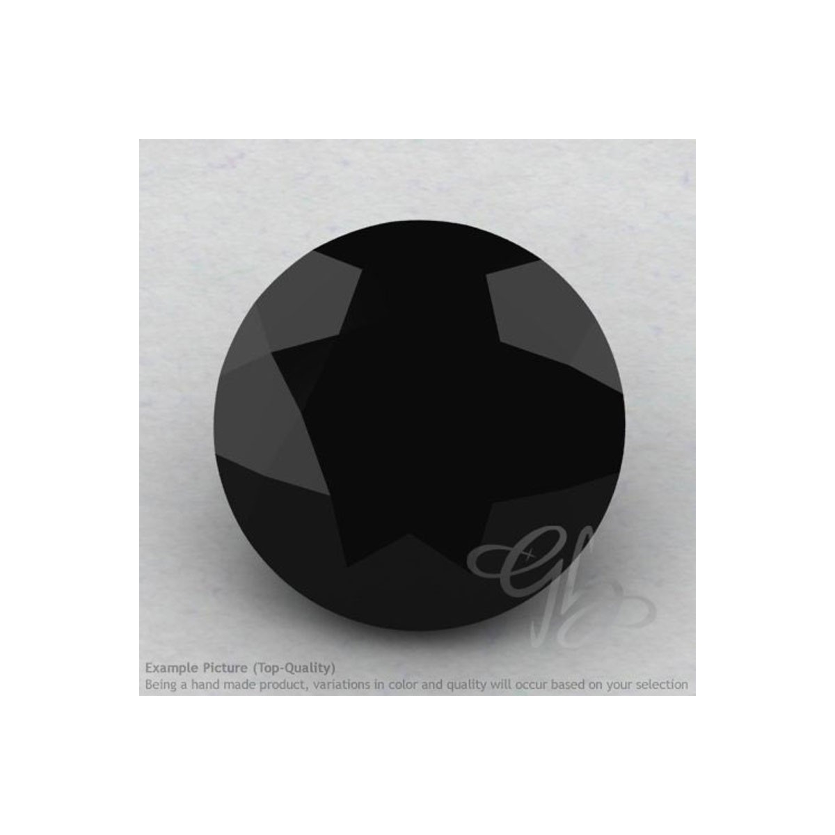 Black Spinel Round Shape Calibrated Gemstones