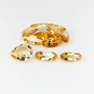 Citrine 0.92Ct.-2.42Cts. Faceted Mix AA+ Gemstones Parcel - 180580