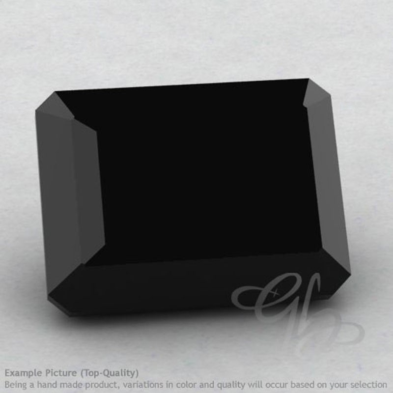 Black Spinel Octagon Shape Calibrated Gemstones