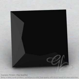 Black Spinel Square Shape Calibrated Gemstones