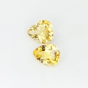 Citrine 12x9-13x11mm Faceted Pear AA+ Gemstones Parcel - 181487