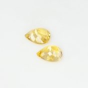 Citrine 12x9-13x11mm Faceted Pear AA+ Gemstones Parcel - 181487
