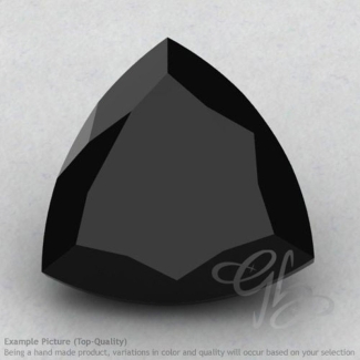 Black Spinel Trillion Shape Calibrated Gemstones