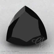 Black Spinel Trillion Shape Calibrated Gemstones
