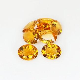 Citrine 9x7-12x8mm Faceted Oval AAA Gemstones Parcel - 181498