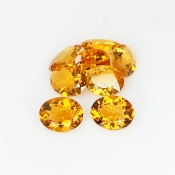 Citrine 9x7-12x8mm Faceted Oval AAA Gemstones Parcel - 181498