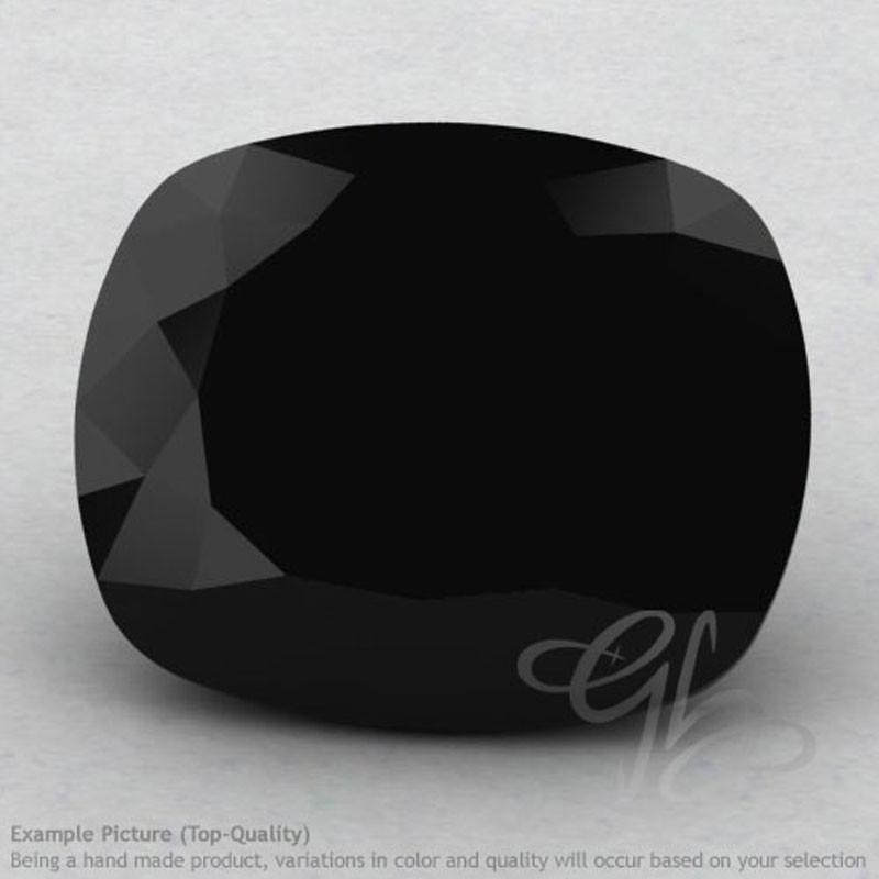 Black Spinel Cushion Shape Calibrated Gemstones