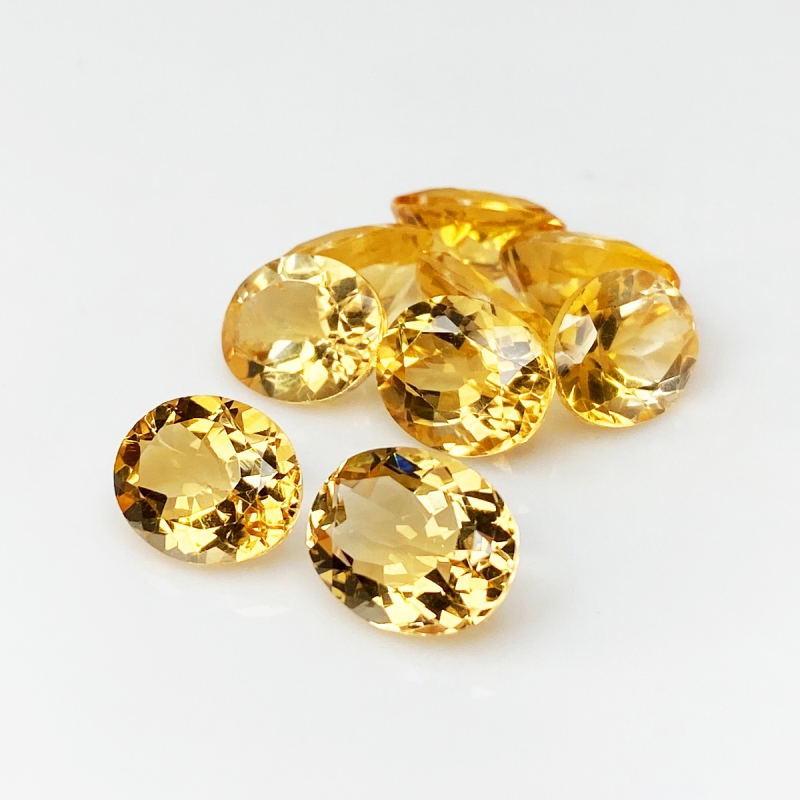 Citrine 11x9mm Faceted Oval AA+ Gemstones Parcel - 181504
