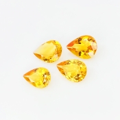 Citrine 12x8-14x10mm Faceted Pear AAA Gemstones Parcel - 181566