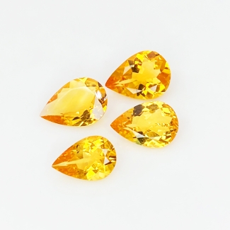 Citrine 12x8-14x10mm Faceted Pear AAA Gemstones Parcel - 181566