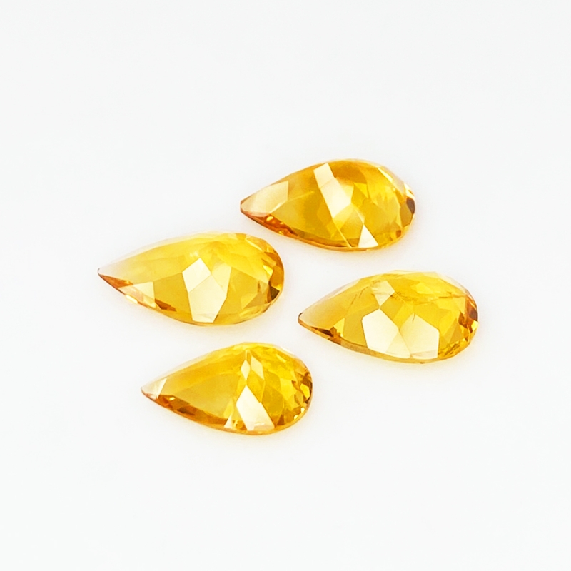 Citrine 12x8-14x10mm Faceted Pear AAA Gemstones Parcel - 181566