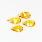 Citrine 12x8-14x10mm Faceted Pear AAA Gemstones Parcel - 181566