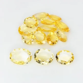 Citrine 10x8-14x11mm Faceted Oval AA+ Gemstones Parcel - 181574