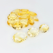 Citrine 10x8-14x11mm Faceted Oval AA+ Gemstones Parcel - 181574
