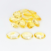 Citrine 10x8-14x11mm Faceted Oval AA+ Gemstones Parcel - 181574