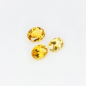 Citrine 9x7-10x8mm Faceted Oval AAA Gemstones Parcel - 181575
