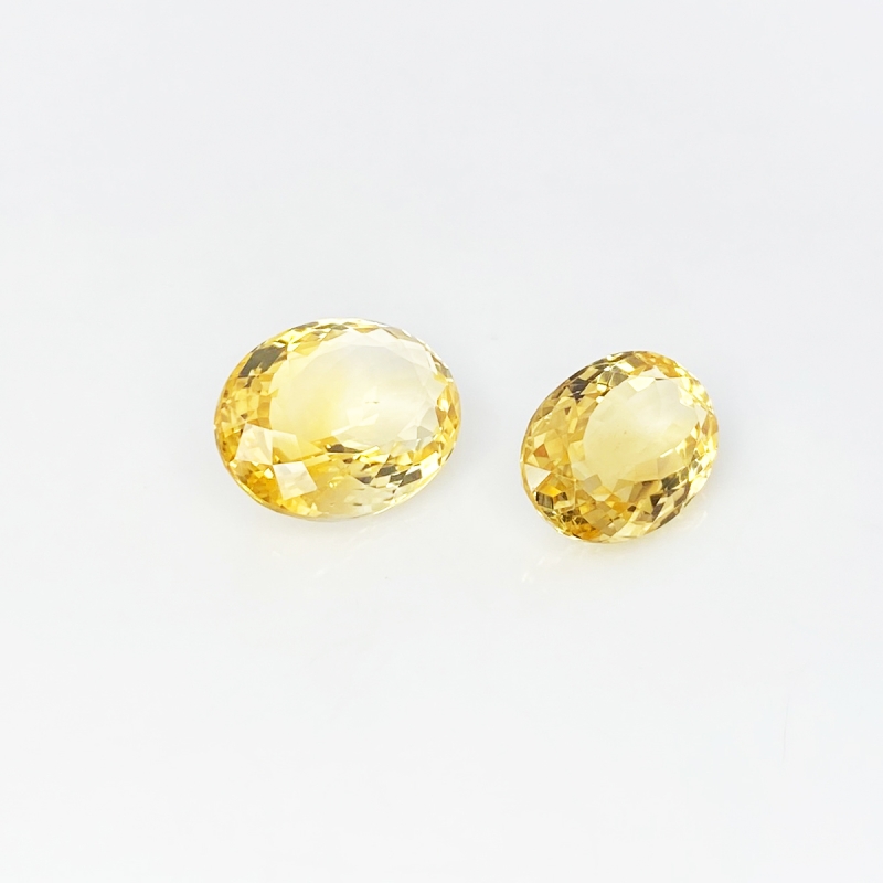 Citrine 18x12-20x15mm Faceted Oval AA Gemstones Parcel - 181715