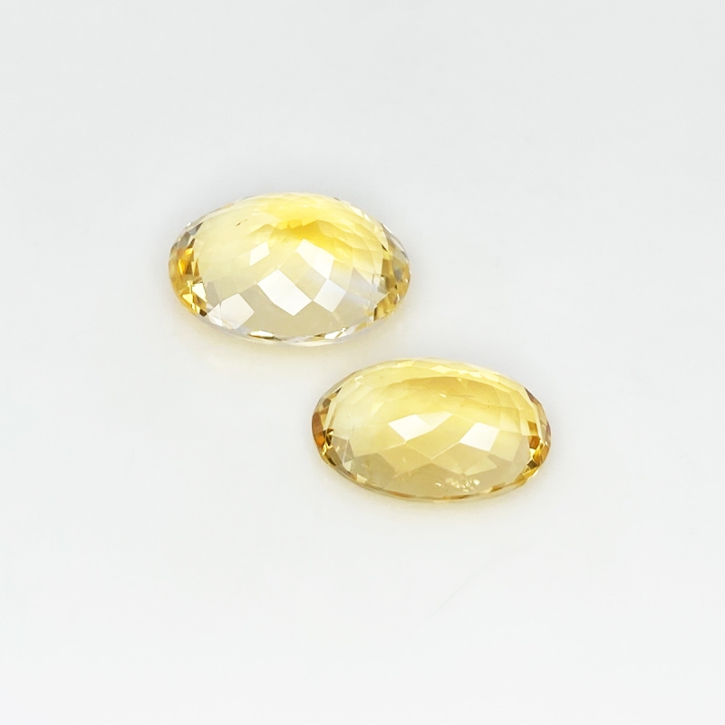 Citrine 18x12-20x15mm Faceted Oval AA Gemstones Parcel - 181715