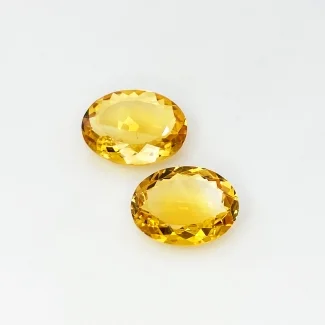 Citrine 16x12-17x14mm Faceted Oval AAA Gemstones Parcel - 182173