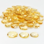 Citrine 8-16mm Rose Cut Irregular AA Gemstones Parcel - 181727