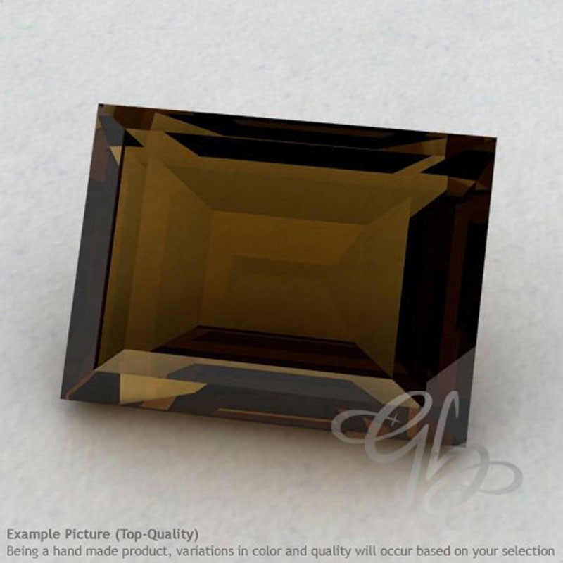 Whisky Quartz Baguette Shape Calibrated Gemstones