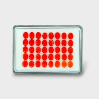 Carnelian 8x6mm Faceted Oval AAA Gemstones Parcel - 182070