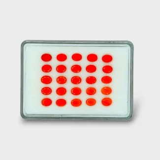 Carnelian 8x6mm Faceted Oval AAA Gemstones Parcel - 182073