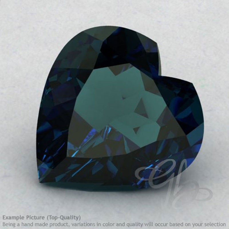 London Blue Topaz Heart Shape Calibrated Gemstones
