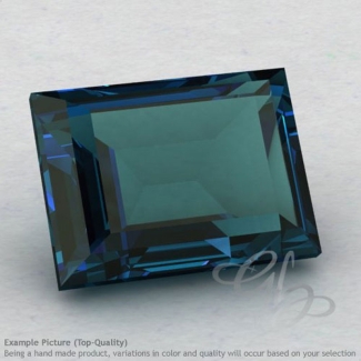 London Blue Topaz Baguette Shape Calibrated Gemstones