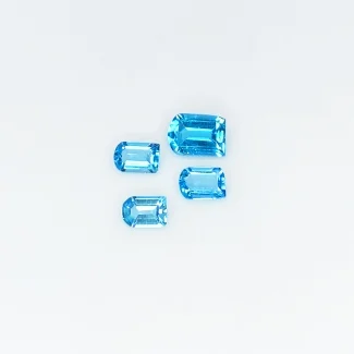 Swiss Blue Topaz 6x4-8x6mm Faceted Fancy AAA Gemstones Parcel - 182348