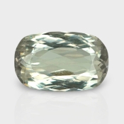 Green Kunzite 14.23X9.05mm Faceted Cushion AA Loose Gemstone - 182354