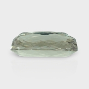 Green Kunzite 14.23X9.05mm Faceted Cushion AA Loose Gemstone - 182354