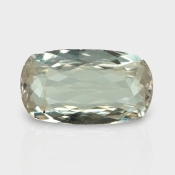 Green Kunzite 14.77X8.46mm Faceted Cushion AA+ Loose Gemstone - 182355