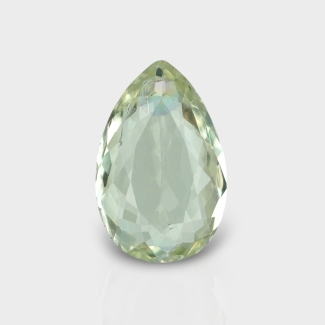 Green Kunzite 14.47X9.36mm Faceted Pear AA Loose Gemstone - 182356