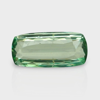 Green Kunzite 16.94X7.96mm Faceted Cushion AA Loose Gemstone - 182358