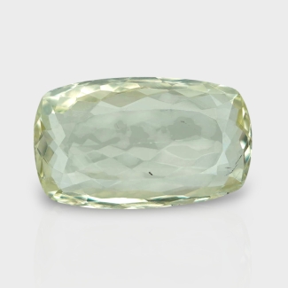 Green Kunzite 19.32X11.68mm Faceted Cushion AA Loose Gemstone - 182361