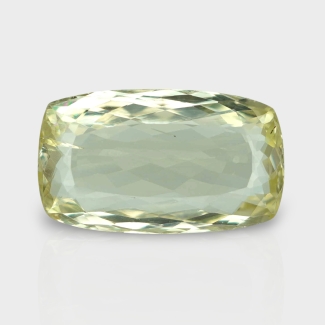 Green Kunzite 21.10X12.34mm Faceted Cushion AA Loose Gemstone - 182363