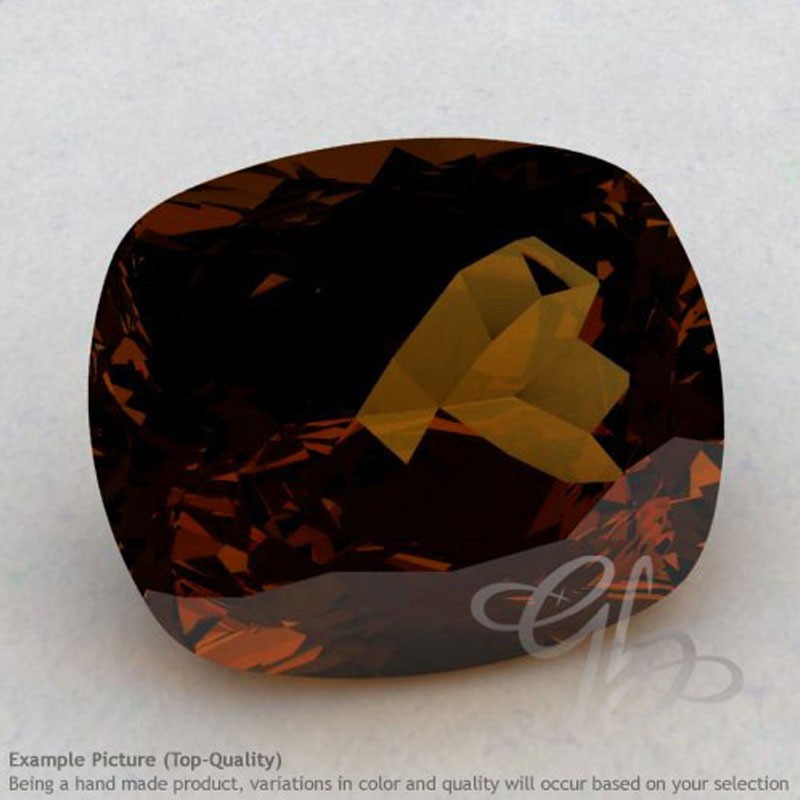 Cognac Quartz Cushion Shape Calibrated Gemstones
