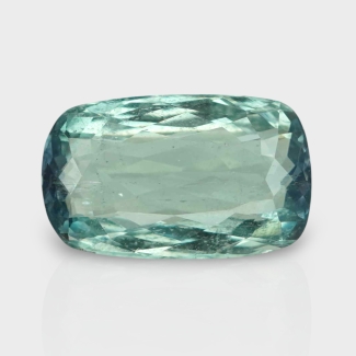 Green Kunzite 14.81X8.99mm Faceted Cushion AA Loose Gemstone - 182373