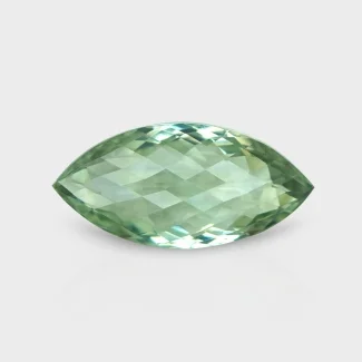 Green Amethyst 28x13.5mm Checkerboard Marquise AAA Grade Loose Gemstone - 158722